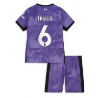 Dres Liverpool Thiago Alcantara #6 Tretina pre deti 2023-24 Krátky Rukáv (+ trenírky)